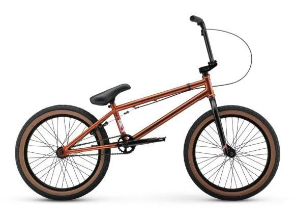 A red BMX bike